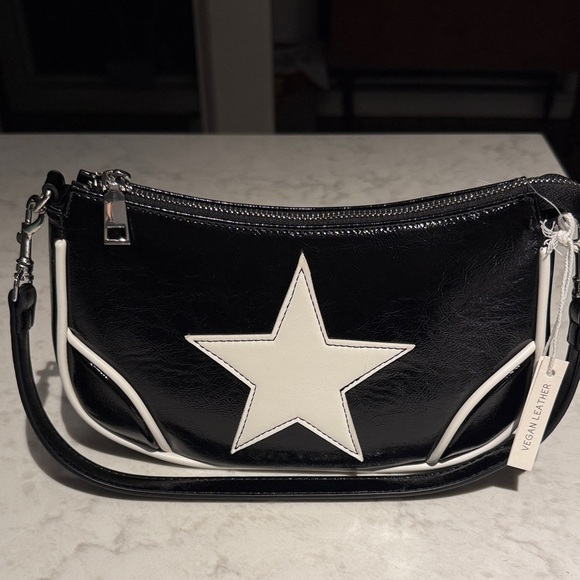 Urban Outfitters Handbags - Urban Outfitters Black and White Star Shoulder Bag